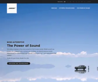 Boseautomotive.com(Boseautomotive) Screenshot