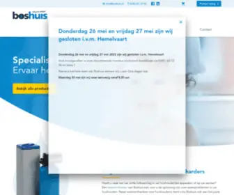 Boshuis.nl(De specialist in wateroplossingen) Screenshot
