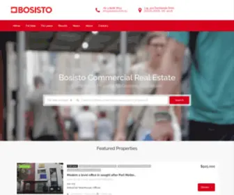 Bosisto.com.au(Bosisto Commercial Real Estate) Screenshot