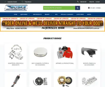 Boskemotorsports.com.au(Performance parts Slacks Creek Queensland) Screenshot