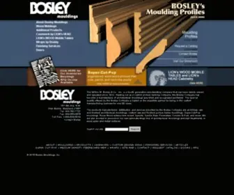 Bosleymouldings.com(Homepage New) Screenshot