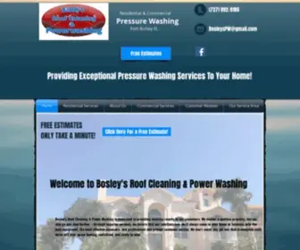 Bosleyscleaning.com(Bosleys Roof Cleaning & Power Washing) Screenshot