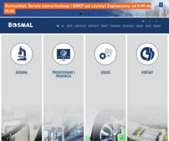 Bosmal.com.pl(I Rozwoju Motoryzacji BOSMAL Sp) Screenshot