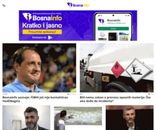 Bosnainfo.ba(Kratko i jasno) Screenshot