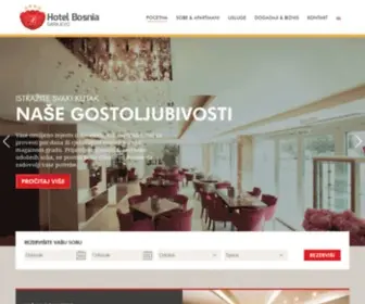 Bosniahotels.com(Hotel Bosnia Sarajevo) Screenshot