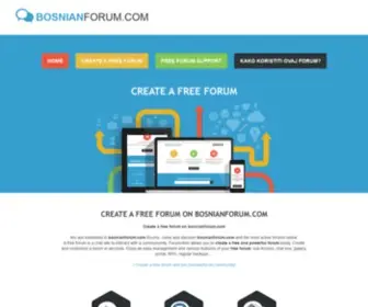 Bosnianforum.com(Free forum. Create a free forum) Screenshot