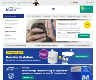 Boso.nl(Dé specialist in hygiëne en reinigen) Screenshot