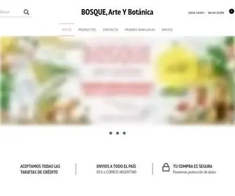 Bosquearteybotanica.com.ar(BOSQUE) Screenshot