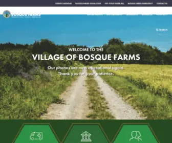 Bosquefarmsnm.gov(Preserving Rural America) Screenshot