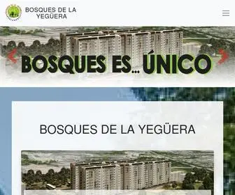 Bosquesdelayeguera.com(Proyecto Bosques de la Yegüera) Screenshot