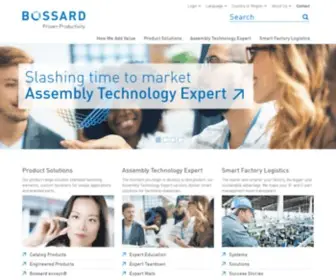 Bossard.com(Bossard Group) Screenshot