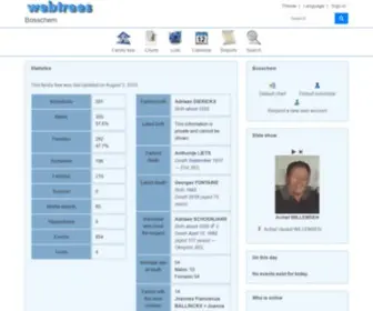 Bosschem.net(Généalogie) Screenshot