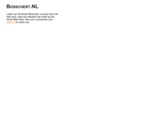 Bosschert.nl(Familie Bosschert) Screenshot