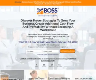 Bossconference.com(Your Page Isn’t Ready) Screenshot