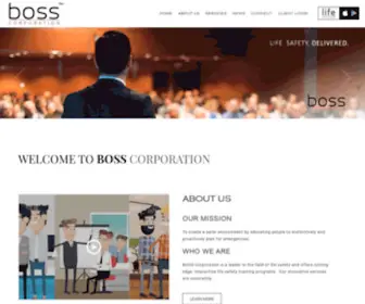 Bosscorporation.com(BOSS Corporation Home) Screenshot