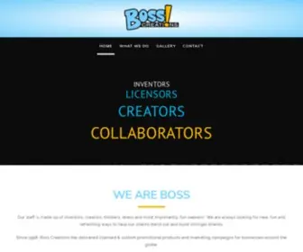 Bosscreations.com(Boss Creations International) Screenshot