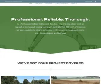 Bossegi.com(Boss Excavating & Grading) Screenshot