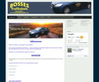 Bossestrafikskola.se(Bosses Trafikskola) Screenshot