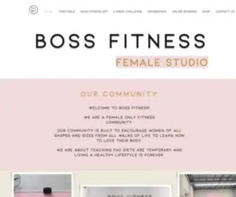 Bossfitness.com.au(BOSS Fitness) Screenshot