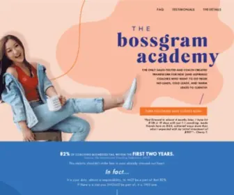 Bossgramacademy.com(BGA 3.0 Waitlist Page) Screenshot