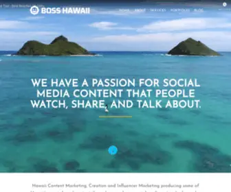 Bosshi.com(Hawaii Web Design Studio) Screenshot