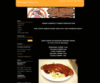 Bosshoggssteak.com(Bosshoggs Steakhouse) Screenshot