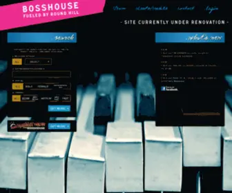 Bosshousemusic.com(BOSSHOUSE MUSIC) Screenshot