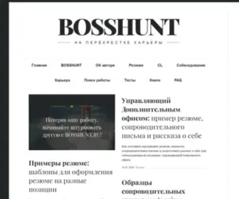 Bosshunt.ru(На перекрестке карьеры) Screenshot