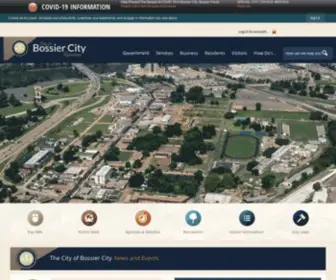 Bossiercity.org(Bossier City) Screenshot