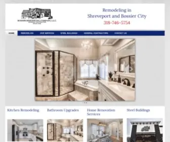 Bossierremodeling.com(Bossier Remodeling Company) Screenshot