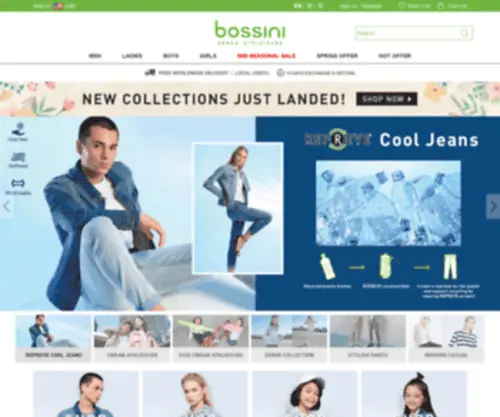 Bossini.com.hk(全港順豐自提點服務) Screenshot