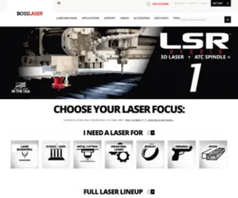 Bosslaser.com(Boss Laser) Screenshot
