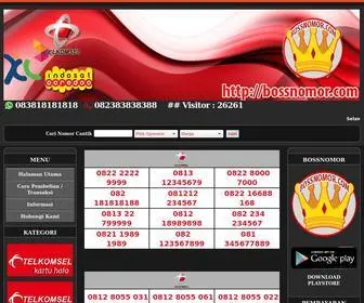 Bossnomor.com(Boss Nomor) Screenshot