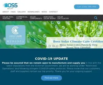 Bosssolar.com.au(Solar Pool Heating) Screenshot