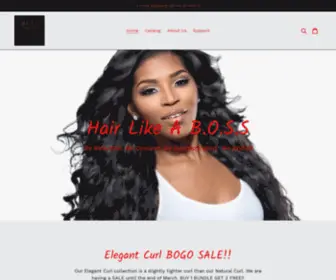 Bosstemplehair.com(Allauthentichair) Screenshot