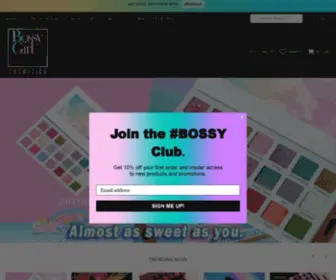 Bossygirlcosmetics.com(Bossy Girl Cosmetics®) Screenshot