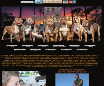 Bossykennels.com(XXL Blue Pitbulls Biggest Pitbull Puppies Kennel Home Pitbull Kennel Southern California) Screenshot