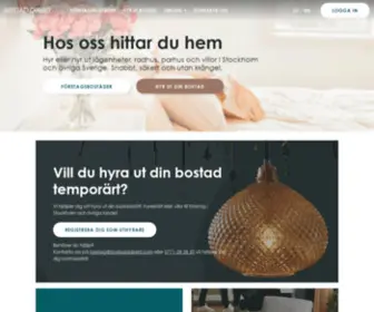 Bostaddirekt.se(Hyra lägenhet Stockholm) Screenshot