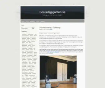 Bostadsgiganten.se(En blogg om hus) Screenshot