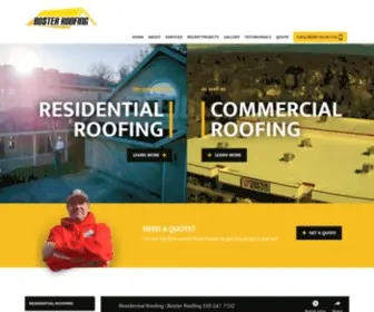 Bosterroofing.com(Boster Roofing) Screenshot