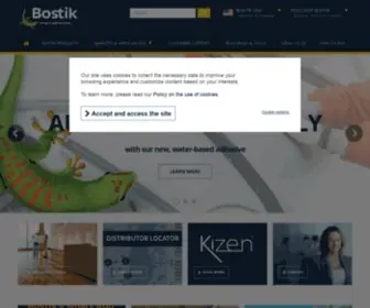 Bostik-US.com(Bostik provides adhesive technologies across a wide range of sectors inc) Screenshot