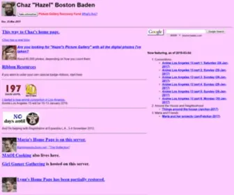 Boston-Baden.com(Chaz "Hazel" Boston Baden's) Screenshot