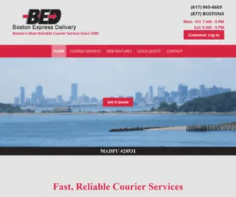 Boston-Express.com(Express Courier) Screenshot