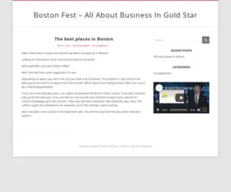 Boston-Fest.com(All About Business In Gold Star) Screenshot