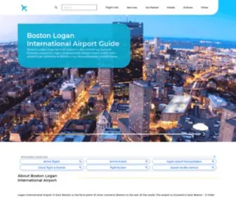 Boston-Logan-Airport.com(U.S Boston Logan International Airport Guide) Screenshot