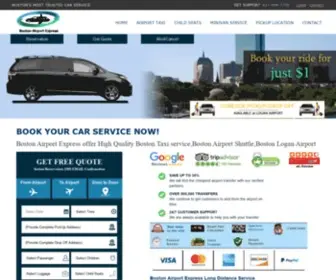 Bostonairportexpressma.com(Boston Airport Express Taxi and Car Service To Logan Airport) Screenshot