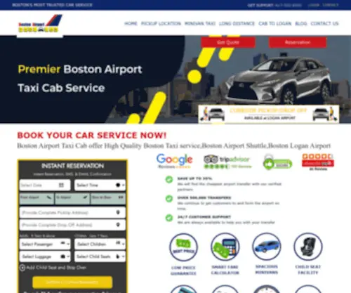 Bostonairporttaxicab.com(Boston Airport Taxi) Screenshot
