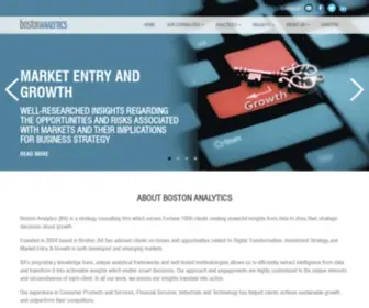 Bostonanalytics.com(Boston Analytics) Screenshot