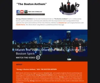 Bostonanthem.com(Strong) Screenshot