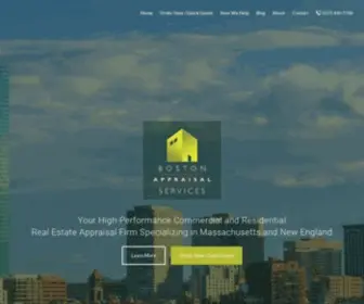 Bostonappraisal.com(Commercial & Residential Real Estate Appraisal Serving Massachusetts & New England) Screenshot